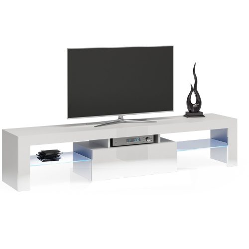 Thirassia RTV DEKO160 TV stalak, 160x45x40 cm, sjajno bijeli