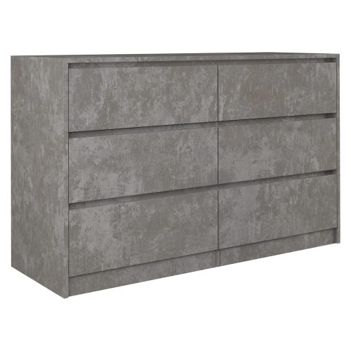 Komoda Arosa K120 2X3, 120x75x40 cm, beton