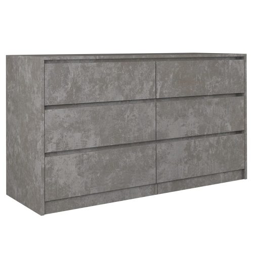 Komoda Arosa K140 2X3, 138x75x40 cm, beton