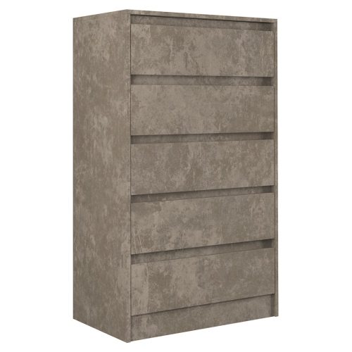 Komoda Arosa K5, 70x124x43 cm, beton