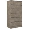 Komoda Arosa K6, 70x139x43 cm, beton