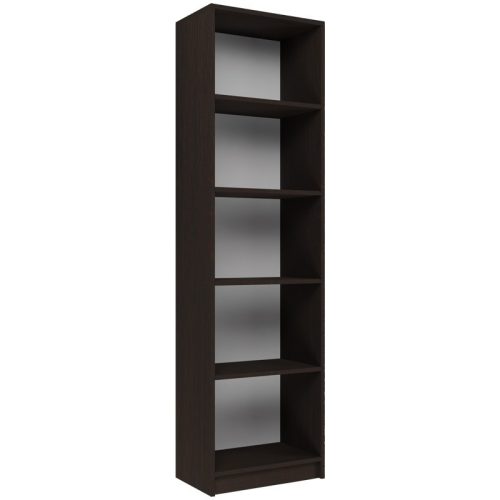 Milanga R50 regal, polica za knjige, 50x181,5x30 cm, wenge