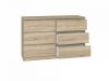 Odell M6 120 400 Ormar 2x3 ladice, 120x75x40 cm, sonoma