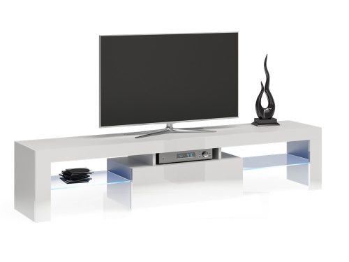 Sokoto RTV DEKO160 TV stalak, sa LED rasvjetom, 160x45x40 cm, sjajno crni