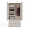 Kashar SS-90 ormar s ogledalom, 90x180x50 cm, kašmir