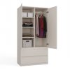 Kashar SS-90 ormar s ogledalom, 90x180x50 cm, kašmir