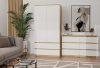 Shandro M6 120 komoda, 120x75x30 cm, hrast-bijela 