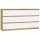 Shandro M6 140 komoda, 138x75x40 cm, hrast-bijela 