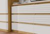 Shandro M6 140 komoda, 138x75x40 cm, hrast-bijela 