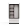 Rialto SS-90 ormar, 90x180x50 cm, antracit-bijela 