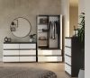 Rialto M6 120 komoda, 120x75x30 cm, antracit-bijela 