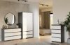Rialto M6 120 komoda, 120x75x30 cm, antracit-bijela 