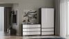 Rialto M6 120 komoda, 120x75x30 cm, antracit-bijela 