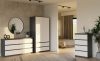Rialto M6 140 komoda, 138x75x40 cm, antracit-bijela 