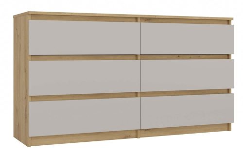 Kashan M6 140 komoda, 138x75x40 cm, hrast-kašmir 