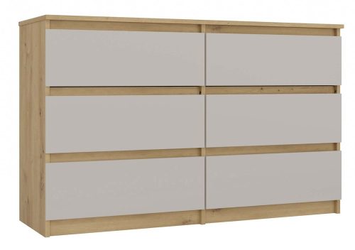 Kashan M6 120 komoda, 120x75x30 cm, hrast-kašmir 