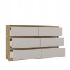 Kashan M6 120 komoda, 120x75x30 cm, hrast-kašmir 