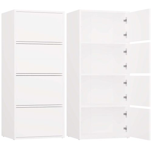 Drohmo ALMA (4 police) komoda, 50x119x40 cm, bijela 