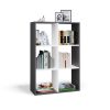 Rialto Malax 2x3 polica, 110x75x30 cm, antracit-bijela 