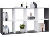 Rialto Malax 2x4 polica, 147x75x30 cm, antracit-bijela 