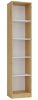 Shandro R40 regal, 40x182x30 cm, hrast-bijela 