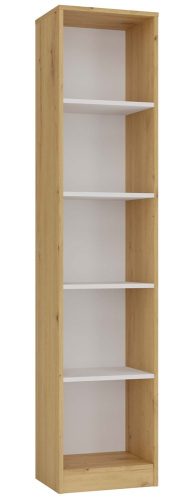 Shandro R40 regal, 40x182x30 cm, hrast-bijela 