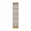 Shandro R40 regal, 40x182x30 cm, hrast-bijela 