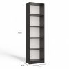 Riano R50 regal, 50x182x30 cm, antracit 