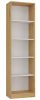 Shandro R50 regal, 50x182x30 cm, hrast-bijela 
