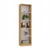 Shandro R50 regal, 50x182x30 cm, hrast-bijela 