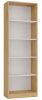 Shandro R60 regal, 60x182x30 cm, hrast-bijela 