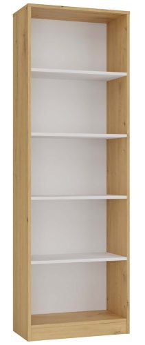 Shandro R60 regal, 60x182x30 cm, hrast-bijela 