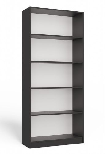 Riano R80 regal, 80x182x30 cm, antracit 