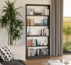 Riano R80 regal, 80x182x30 cm, antracit 
