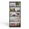 Riano R80 regal, 80x182x30 cm, antracit 