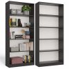 Riano R80 regal, 80x182x30 cm, antracit 