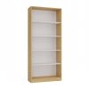 Shandro R80 regal, 80x182x30 cm, hrast-bijela 