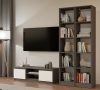 Rialto RTV120 TV stalak, 120x36x40 cm, antracit-bijela 