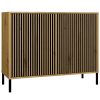 Shannan KAMARO 2D/SLIM komoda, 103,5x82,5x40 cm, hrast 