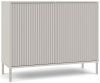 Kashar KAMARO 2D/SLIM komoda, 103,5x82,5x40 cm, kašmir 