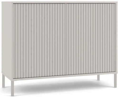 Kashar KAMARO 2D/SLIM komoda, 103,5x82,5x40 cm, kašmir 