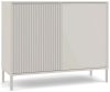 Kashar KAMARO 2D/SLIM komoda (1 obična, 1 prugasta), 103,5x82,5x40 cm, kašmir 
