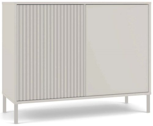 Kashar KAMARO 2D/SLIM komoda (1 obična, 1 prugasta), 103,5x82,5x40 cm, kašmir 