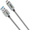 Yenkee YCU 311 GY 1 metar kabel za punjenje i prijenos podataka USB A 3.1 Gen 1 / / USB-C 3.1 Gen 1