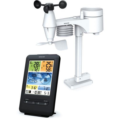 Sencor SWS 9898 WIFI profesionalna meteorološka stanica s LCD zaslonom