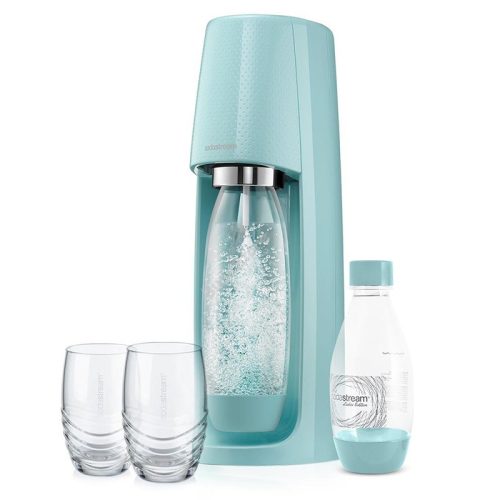 Sodastream SM SPIRIT Soda aparat + 2 čaše - tirkizno plava