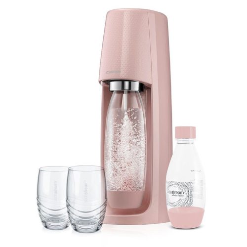 Sodastream SM SPIRIT Soda aparat + 2 čaše - roza