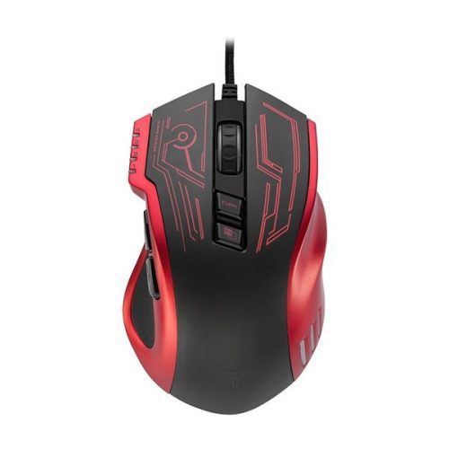 YENKEE YMS 3028RD RESISTANCE gamer miš - crno-crveni