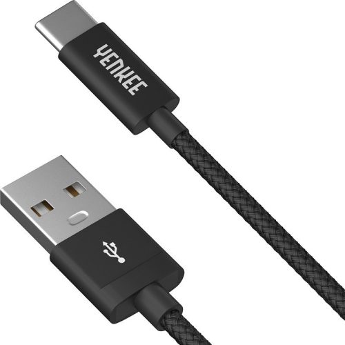 YENKEE YCU 301 BK 1 metar USB A 2.0 / USB C kabel tipa