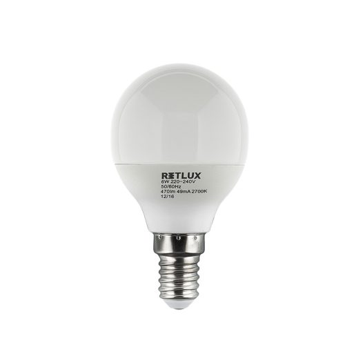 Retlux RLL 268 G45 E14 miniG 6W WW LED žarulja (topla bijela 2700K)